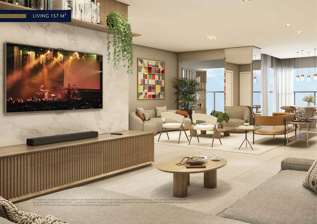 Apartamento 157 m² com 3 suítes e terraço no Jardim das Perdizes